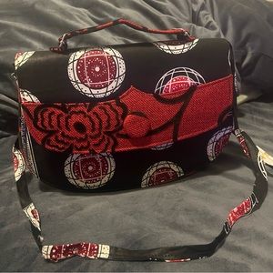 African wax print bag